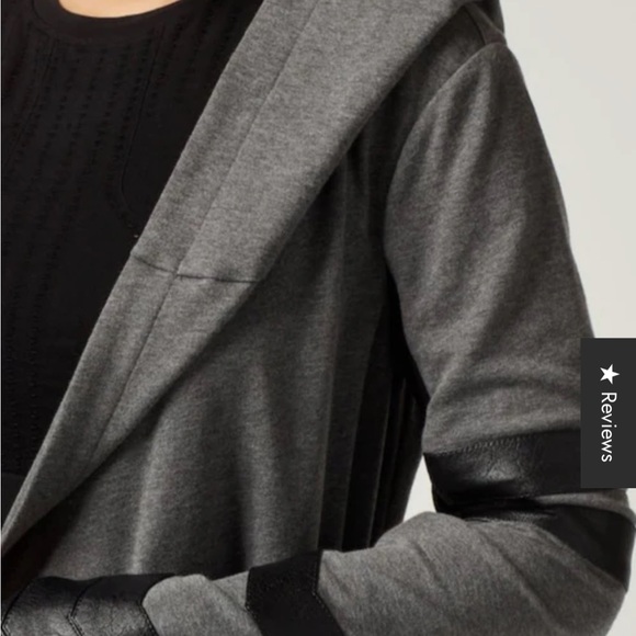 Blanc Noir Charcoal Heather and Black Traveler’s Jacket - Picture 7 of 16